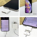 30 Pin Female to Male Adapter for iPhone 6 & 6 Plus, iPhone 5 & 5C & 5S, iPad Air / mini 2 Retina, iPod touch 5(White)