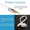 8 Pin to 30 Pin Adapter Cable, Cable Length: 10cm(White)