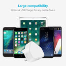 5V / 1A (UK Plug) USB Charger Adapter For iPhone, Galaxy, Huawei, Xiaomi, LG, HTC and Other Smart Phones, Rechargeable Devices(White)