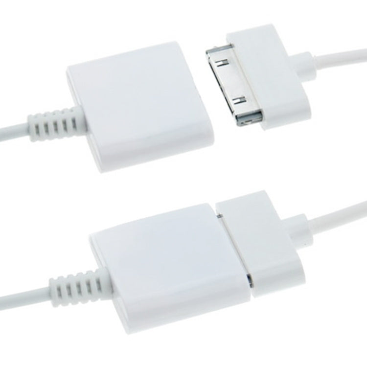 15cm 8 Pin Male to 30 Pin Female Adapter Cable, For iPhone 6 / 6 Plus, 5 / 5S / 5C, iPad mini 1 / 2 / 3, iPad Air, iTouch 5, iPod Nano 7(White)