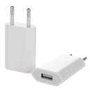 5V / 1A EU Socket USB Charger Adapter For iPhone, Galaxy, Huawei, Xiaomi, LG, HTC and Other Smart Phones, Rechargeable Devices(White)