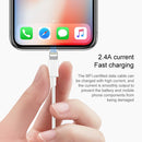 3m USB Sync Data & Charging Cable, For iPhone 7 & 7 Plus, iPhone 6 & 6 Plus, iPhone 5 & 5S & 5C, Compatible with up to iOS 11.02(White)