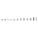 52 PCS Full Screws Set Kit Repair Parts for iPhone 5(Black)