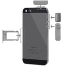 4 in 1 for iPhone 5 & 5S (Original Alloy Material Colorful Nano SIM Card Tray + Volume Button + Power Button + Mute Button)