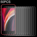 50 PCS for iPhone SE & 5 & 5S & 5C 0.26mm 9H Surface Hardness 2.5D Explosion-proof Tempered Glass Film, No Retail Package