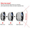 3 in 1 Photo Lens Kits (180 Degree Fisheye Lens + Super Wide Lens + Macro Lens), For iPhone, Galaxy, Sony, Lenovo, HTC, Huawei, Google, LG, Xiaomi, other Smartphones(Silver)