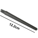 Electronic Component 7 Beam Round Handle Antistatic Cleaning Brush, Length: 12.2cm(Black)