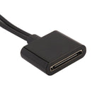 2 in 1 30 Pin Female to 8 Pin + 3.5mm Audio Cable Converter, Not Support iOS 10.3.1 or Above Phone(Black)