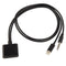 2 in 1 30 Pin Female to 8 Pin + 3.5mm Audio Cable Converter, Not Support iOS 10.3.1 or Above Phone(Black)