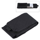 Army Combat Travel Utility Hook and Loop Fastener Belt Pouch Bum Bag Mobile Phone Money(Black)