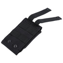 Army Combat Travel Utility Hook and Loop Fastener Belt Pouch Bum Bag Mobile Phone Money(Black)