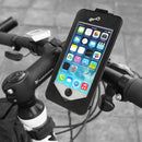360 Degree Rotation 3 Layer (Plastic + Touch Panel Screen + Silicone Tray) Combination Bicycle Holder for iPhone 5 & 5S