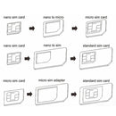 Nano SIM to Micro SIM Card Adapter + Nano SIM to Standard SIM Card Adapter + Micro SIM to Standard SIM Card Adapter + Sim Card Tray Holder Eject Pin Key Tool with Double Sided Tape for iPhone 5 & 5S, iPhone 4 & 4S, 3GS / 3G