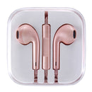 EarPods Wired Headphones Earbuds with Wired Control & Mic(Rose Gold)