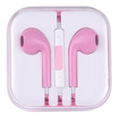 EarPods Wired Headphones Earbuds with Wired Control & Mic(Magenta)