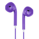 EarPods Wired Headphones Earbuds with Wired Control & Mic(Purple)