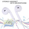 EarPods Wired Headphones Earbuds with Wired Control & Mic(Orange)