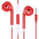 EarPods Wired Headphones Earbuds with Wired Control & Mic(Red)