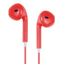 EarPods Wired Headphones Earbuds with Wired Control & Mic(Red)