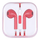 EarPods Wired Headphones Earbuds with Wired Control & Mic(Red)
