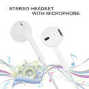 3.5mm Wired Earphone for Android Phones / PC / MP3 Player / Laptops, Cable Length:1.2m(White)