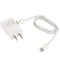 Charger Sync Cable + US Plug Travel Charger for iPad, iPhone, Galaxy, Huawei, Xiaomi, LG, HTC and Other Smart Phones, Rechargeable Devices(White)