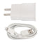 Charger Sync Cable + US Plug Travel Charger for iPad, iPhone, Galaxy, Huawei, Xiaomi, LG, HTC and Other Smart Phones, Rechargeable Devices(White)