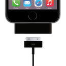 30 Pin to 8 Pin Audio Adapter with 3.5mm Jack for iPhone 5 & 5C & 5S(White)