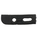 10 PCS for iPhone 5S Original Earpiece Dust Mesh Screen with Rubber Attached(Black)