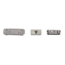 3 in 1 for iPhone 5S (Original Mute + Original Power + Original Volume) Button Kit, Alloy Material(Silver)