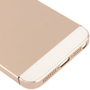 Full Housing Alloy Back Cover with Mute Button + Power Button + Volume Button + Nano SIM Card Tray for iPhone 5S (Light Gold)