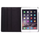 360 Degree Rotation Litchi Texture Flip Leather Case with 2 Gears Holder for iPad Air 2(Black)