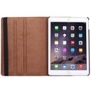 360 Degree Rotation Litchi Texture Flip Leather Case with 2 Gears Holder for iPad Air 2(Brown)