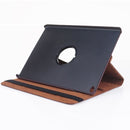 360 Degree Rotation Litchi Texture Flip Leather Case with 2 Gears Holder for iPad Air 2(Brown)