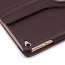 360 Degree Rotation Litchi Texture Flip Leather Case with 2 Gears Holder for iPad Air 2(Brown)