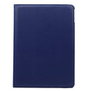 360 Degree Rotation Litchi Texture Flip Leather Case with 2 Gears Holder for iPad Air 2(Dark Blue)