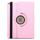 360 Degree Rotation Litchi Texture Flip Leather Case with 2 Gears Holder for iPad Air 2(Pink)