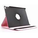 360 Degree Rotation Litchi Texture Flip Leather Case with 2 Gears Holder for iPad Air 2(Pink)