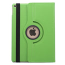 360 Degree Rotation Litchi Texture Flip Leather Case with 2 Gears Holder for iPad Air 2(Green)