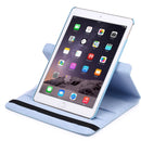 360 Degree Rotation Litchi Texture Flip Leather Case with 2 Gears Holder for iPad Air 2(Blue)