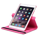 360 Degree Rotation Litchi Texture Flip Leather Case with 2 Gears Holder for iPad Air 2(Magenta)