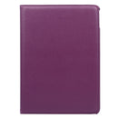360 Degree Rotation Litchi Texture Flip Leather Case with 2 Gears Holder for iPad Air 2(Purple)