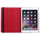 360 Degree Rotation Litchi Texture Flip Leather Case with 2 Gears Holder for iPad Air 2(Red)