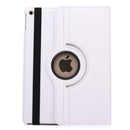 360 Degree Rotation Litchi Texture Flip Leather Case with 2 Gears Holder for iPad Air 2(White)