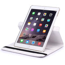 360 Degree Rotation Litchi Texture Flip Leather Case with 2 Gears Holder for iPad Air 2(White)