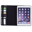 360 Degree Rotation Smart Cover Leather Case with Holder & Card Slots for iPad Air 2 / iPad 6(Black)