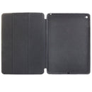 3-fold Naturally Treated Smart Leather Case with Sleep / Wake-up Function & Holder for iPad Air 2(Black)