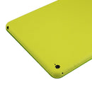 3-fold Naturally Treated Smart Leather Case with Sleep / Wake-up Function & Holder for iPad Air 2 (Fluorescent Green)
