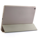 3-fold Naturally Treated Smart Leather Case with Sleep / Wake-up Function & Holder for iPad Air 2(Grey)
