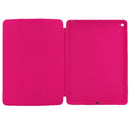 3-fold Naturally Treated Smart Leather Case with Sleep / Wake-up Function & Holder for iPad Air 2(Magenta)
